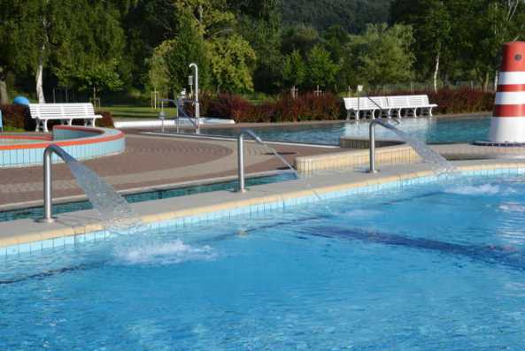 Nackenduschen Freibad