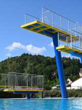 Neue Sprunganlage Freibad Wertheim